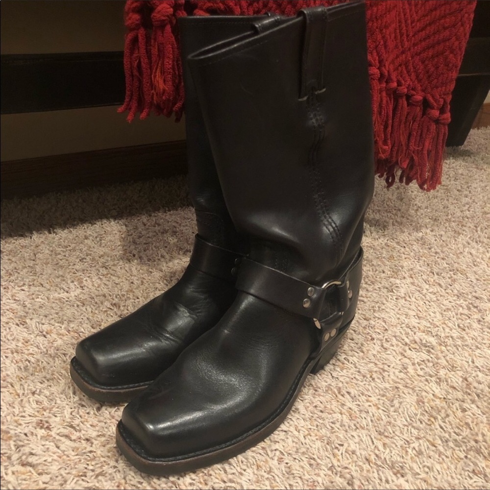 Frye Harness Black Women’s Boots